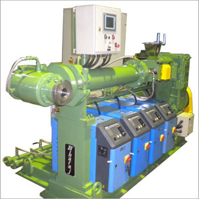 Cold Feed Rubber Extruder Along With Cross Die Head