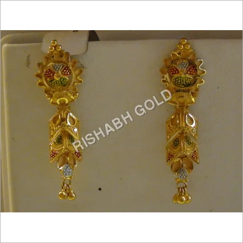 White Gold Earings