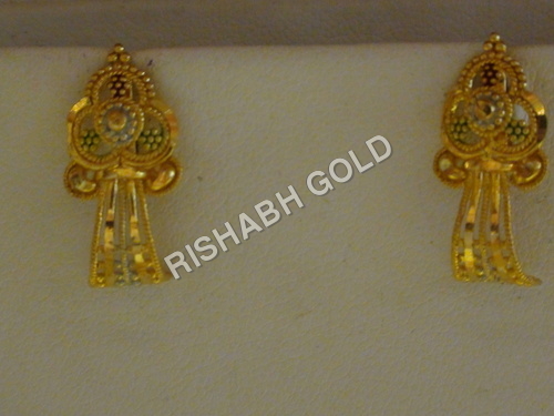White Gold Hoop Earrings