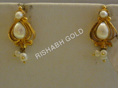 Designer Gold Earings
