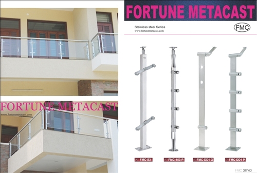 Crystal Stainless Steel Railings Balustrade