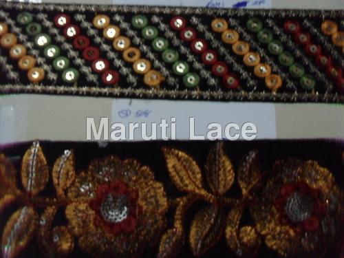 Embroidered fancy Laces
