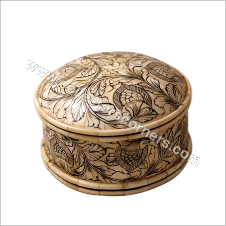 Painted Powder Box