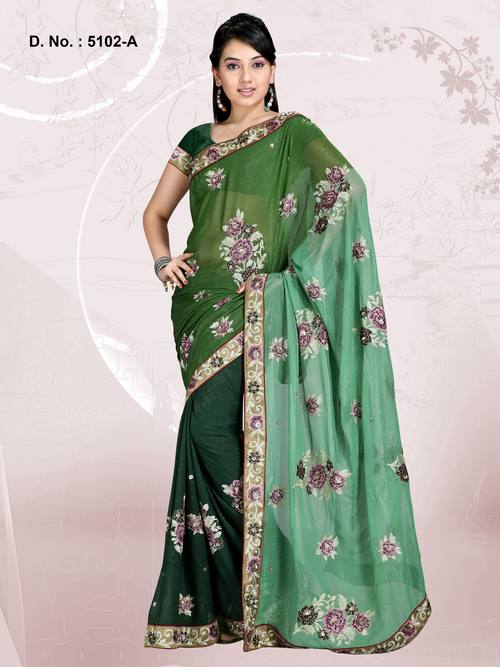 New Look Designer Sarees Manufacturer Exporters