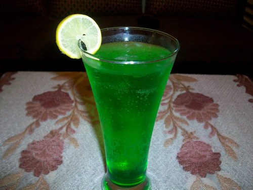 Concentrado verde da bebida macia do Mango