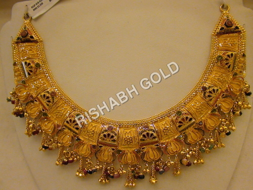 Ladies Designer Gold Necklace