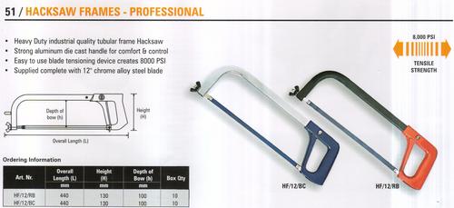 hacksaw frames - professional