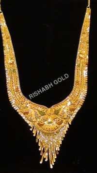 Fancy Long Gold Necklace