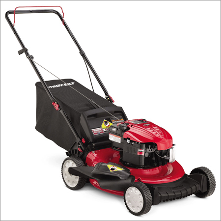 Lawn Mower - 21 Inches Cutting Width, Steel Deck Material, Gas Powered, Self Propelled | Durable Design, Lightweight, Quiet Operation, Large Grass Bag, Folding Handle