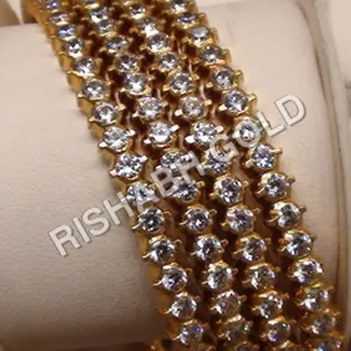 Studded Gold Bangles