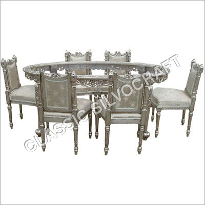 Silver Dining Table
