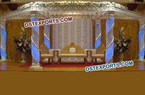 Crystal Mandap Decoration For Wedding 