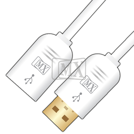 MX USB A MALE TO USB A FEMALE CORD - 1.5 MTRS.