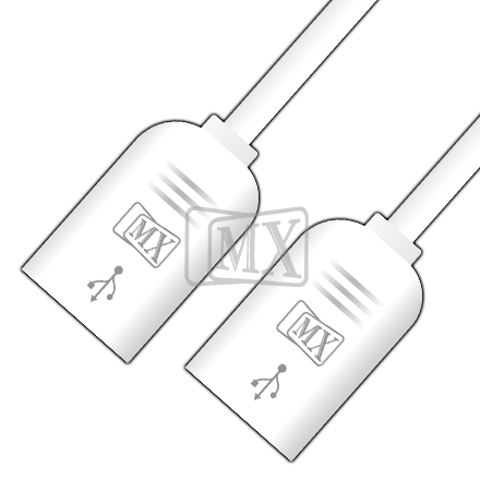 MX USB A FEMALE TO USB A FEMALE CORD - 1.5 MTRS
