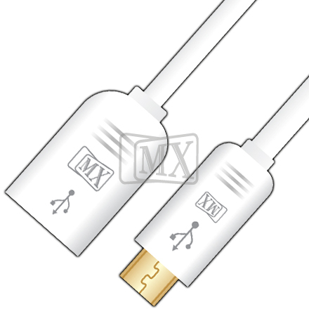 MX USB A FEMALE TO MICRO USB 5 PIN MALE CORD - 1.5 MTRS