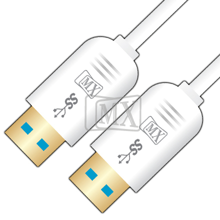 MX USB 3.0 MALE TO USB 3.0 MALE HIGH SPEED CORD - 1.5 MTRS