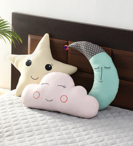 Star Moon Cloud Shape Cushion
