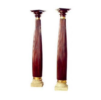 Handmade Wooden Fluted Pillars