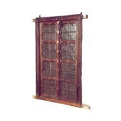 Teak with Iron Ethnic Wooden Door