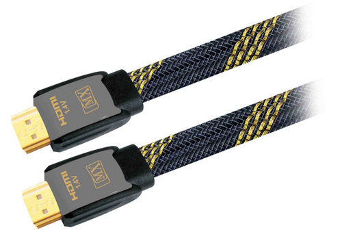 MX HDMI MALE TO MX HDMI MALE CORD (1.4 VERSION) FLAT CABLE - 1.5 MTRS.