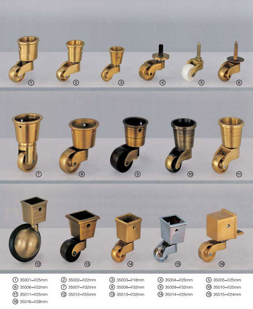 Brass Castor Wheels