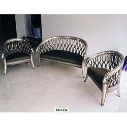 Steel sofa set under 10 deals 000