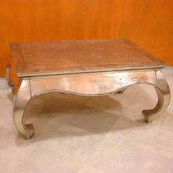 Silver Inlaid Coffee Table