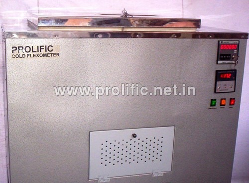 Cold flexometer for leather & coated fabrics Cold flexometer for leather & coated fabrics