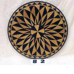 ROUND MARBLE TABLE TOP WITH INLAY