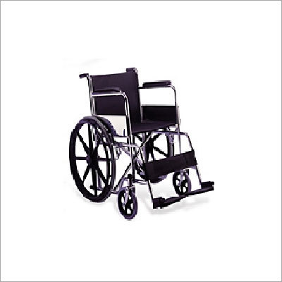 Steel Finish Wheelchair Folding Imported