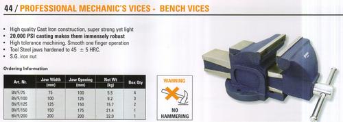 professional mechanic's vices - bench vices