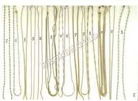 Simple Gold Chain Set