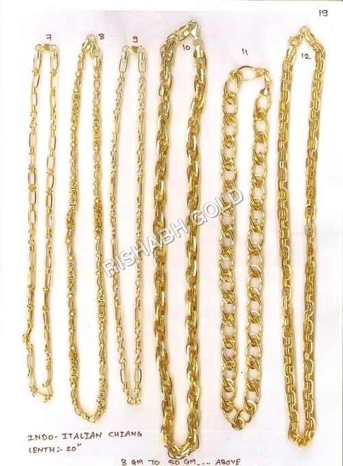 Heavy Gold Hollow Chain