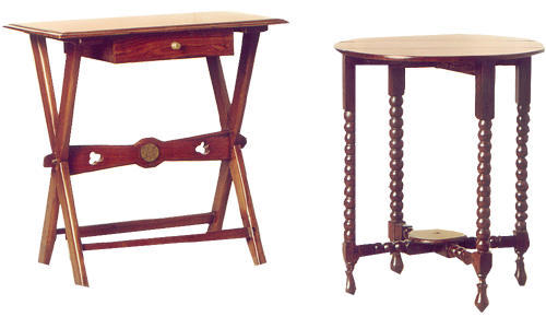 Handmade Teak  Rosewood Side Tables