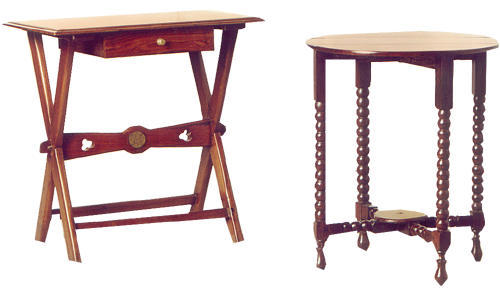 TEAK  ROSEWOOD SIDE TABLES