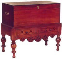 Mahogany Chest On Stand