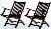 Rosewood Colonial Folding Chairs
