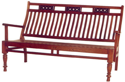 Teak With Rosewood Trimmings Bench