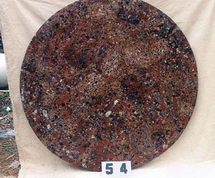 Brown Mosaic Round Table Top
