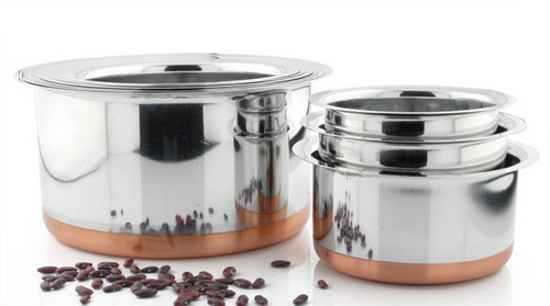 Stainless Steel Flat Bottom Tope