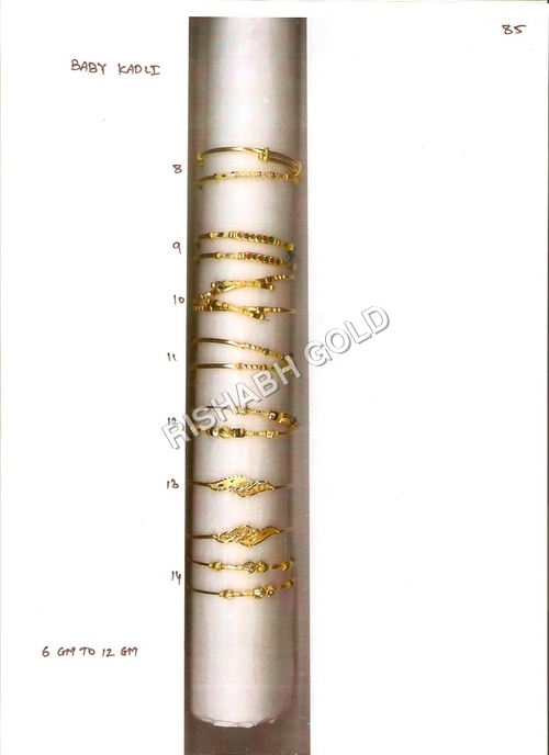Gold Baby Kada
