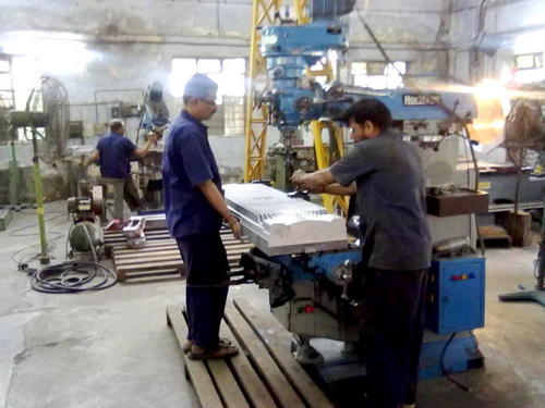 Segment on conventional milling machine