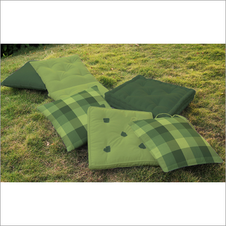 Jaipuri Patola Gold Print Cotton Cushion Cover Set