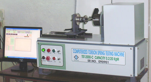 White And Grey Computerized Torsion Spring Testers