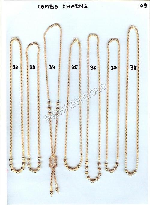 Gold Chain Set