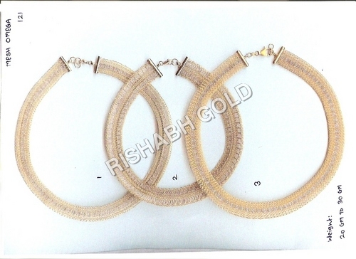 Trendy Mesh Neck Gold Chain