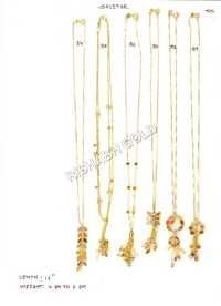 Solitaire Gold Chain