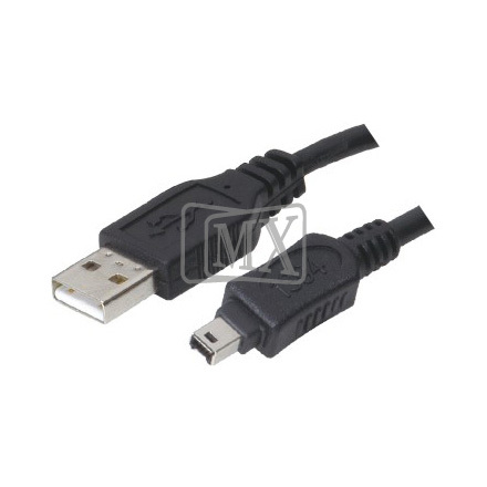 MX FIREWIRE IEEE 1394 4 PIN MALE TO MX USB A MALE CORD