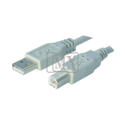 MX USB A MALE TO MX USB B MALE CORD (SHIELDED)