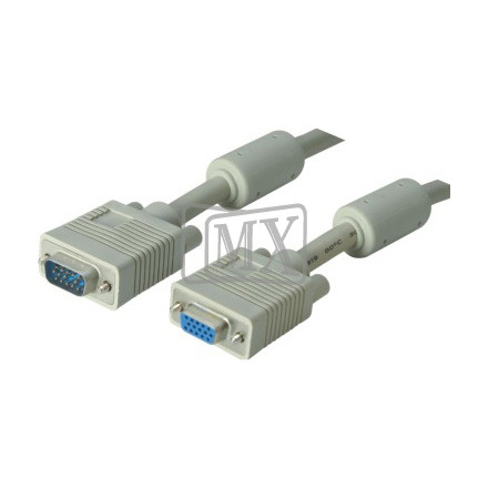 MX VGA केबल - HDDB 15P मेल से MX HDDB 15P फीमेल फेरी के साथ